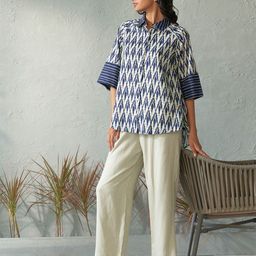 Canoopi Printed Pure Cotton Shirt & Trousers Co-Ords-image-33