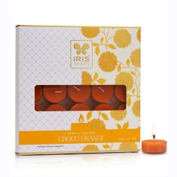 IRIS Orange Celeste Choco Orange Acrylic Tealights - Set of 25 image 2
