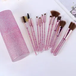 MYN Set Of 12 Makeup Brushes With Storage Box-29