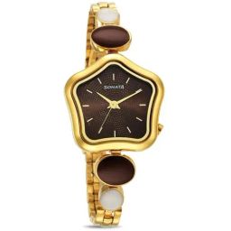 Sonata NS8185YM02 Utsav Analog Watch for Women-image-65