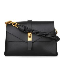 Inc.5 Black Solid Sling Handbag-image-35