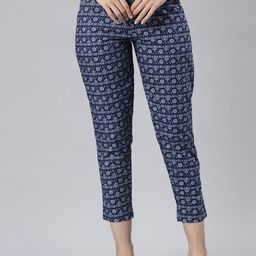 TWIN BIRDS Women Printed Casual Trousers-image-66
