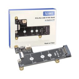 Raspberry Pi 5 NVMe M.2 SSD Adapter Pi 5 PCIe to NVMe SSD Shield X1001 Pi 5 NVMe SSD Expansion Board NVMe SSD Board for Raspberry Pi 5 - RS9274Raspberry Pi 5 NVMe M.2 SSD Adapter Pi 5 PCIe to NVMe SSD Shield X1001 Pi 5 NVMe SSD Expansion Board NVMe SSD Board for Raspberry Pi 5 - RS9274 image 1