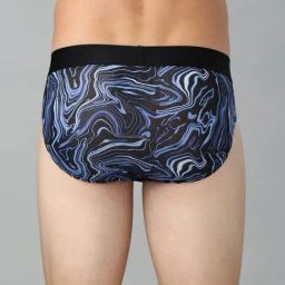 Van Heusen Blue Regular Fit Abstract Briefs image 2