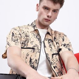 Kook N Keech Men Marvel Printed Oversized Casual Shirt-image-97