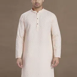 DIVISIVE Men Embroidered Thread Work Kurta-picture-25