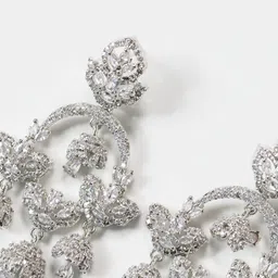 Manuvi Jewels Silver-Toned Alloy Earrings-17