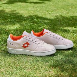 Lotto Women's Autograph Urbano Gray, Orange Metallic & White Sneakers-image-87
