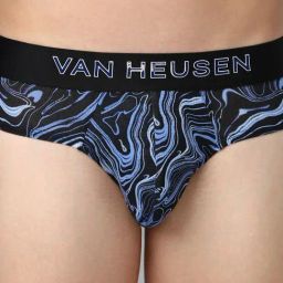 Van Heusen Blue Regular Fit Abstract Briefs image 5