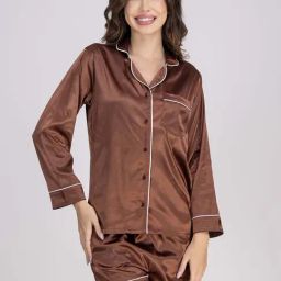 Moomaya Brown Shorts Set-10