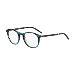 HUGO Blue Round Eye Frames for Men-image-14
