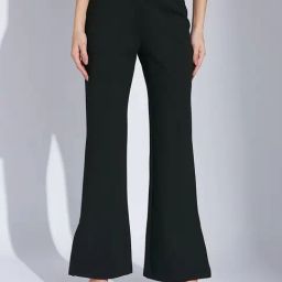 Latin Quarters Black Nylon Regular Fit Trousers-picture-17