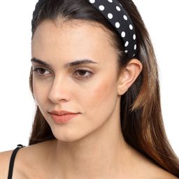 YouBella Black Printed Hairband-14