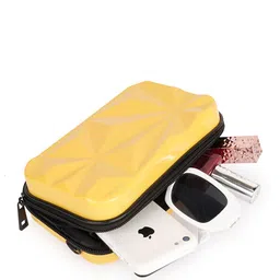 LADY QUINTON Geometric Textured Structured Sling Bag image 4