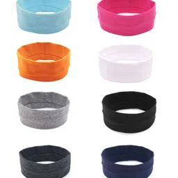 Yellow Chimes Unisex Pack Of 8 Hairbands-36