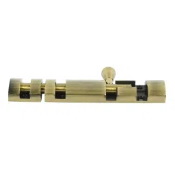 Decorio Xylo Tower Bolt S.S Knob 101.6 mm (4 Inch) Antique Brass Finish, 3100761.02-image-20