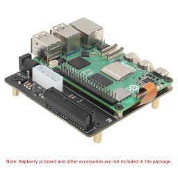 Raspberry Pi 5 PCIe x4 Expansion Board X1010 Pi 5 PCIe FFC to x4 Slot Adapter PCIe x4 Expansion V1.1 PCIe FFC to Standard PCIe x4 Shield - RS9279Raspberry Pi 5 PCIe x4 Expansion Board X1010 Pi 5 PCIe FFC to x4 Slot Adapter PCIe x4 Expansion V1.1 PCIe FFC to Standard PCIe x4 Shield - RS9279 image 2