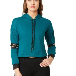 Miss Chase Blue Cotton Sweatshirt-picture-38