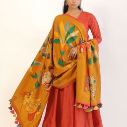 UDD V-Neck Ethnic Maxi Dress-image-47