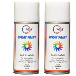 VAI ‎White Spray Paint ‎225 ml for Maruti Cars, ‎MR-S-WH-225-2 (Pack of 2 Pcs)-picture-25