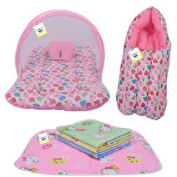Babytoons Baby Sleeping Products New Born Bedding Set (0-6 Months) Pink-image-53