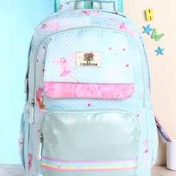 Polo Class Fairy Printed School Bag Light Green - Height 18 Inches-image-52