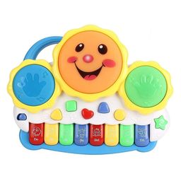 AKN TOYSMusical Drum Keyboard & Piano Drum Toys-Sounds and Songs, with Flashing Lights, Learning Instruments Toy for Kids - PACK OF 1 ( COLOR AND DESIGN MAY VARY )-17