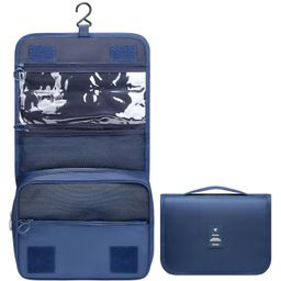 COZY VIBES Multifunctional Hanging Toiletry Bag for Travel Cosmetic Makup Organzier Pouch Waterproof Bathroom Shower Bag for Women and Men- PACK OF 1- COLOR MAY VARY-61