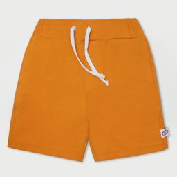 Nino Togs Cotton Looper Knit Solid Shorts - Orange-image-81