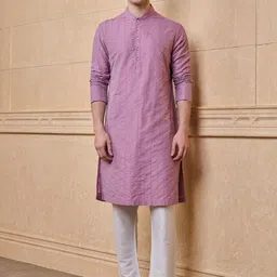 Tasva Men Textured Kurta with Pyjama-picture-36