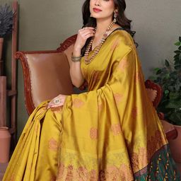 Ekasya Woven Design Banarasi Saree-image-44