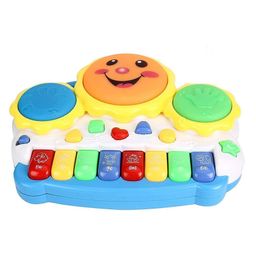 akn toys AKN TOYSMusical Drum Keyboard & Piano Drum Toys-Sounds and Songs, with Flashing Lights, Learning Instruments Toy for Kids - PACK OF 1 ( COLOR AND DESIGN MAY VARY ) image 4