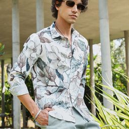 Campus Sutra Men Comfort Floral Opaque Printed Casual Shirt-picture-43