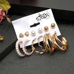 Stoln Contemporary Hoop Earrings-34