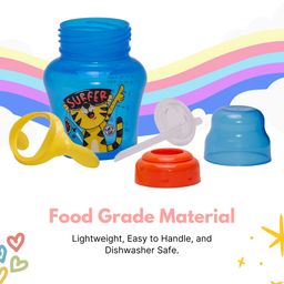 Adore Upsilon Straw Sipper with Twin Handle 150 ml-Surfer image 5