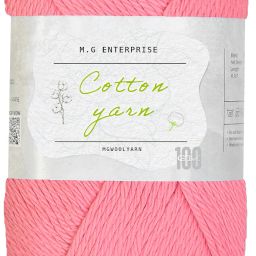 Cotton Delight Baby Pink 100 gms 100% Cotton Ball Hand knitting Cotton Yarn-image-71