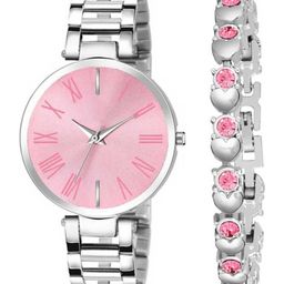 Miss Perfect Unisex Patterned Dial & Bracelet Style Straps Analogue Watch SHI105-picture-7