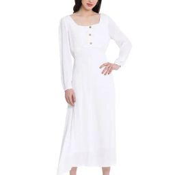 Oxolloxo White File Dress-image-84