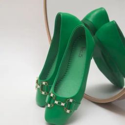 Inc.5 Women's Green Flat Ballets-image-71