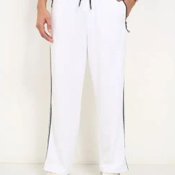 Ajile By Pantaloons White Loose Fit Trackpants-image-24