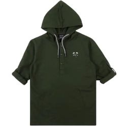 Cavio Kids Green Cotton Shirt-image-77