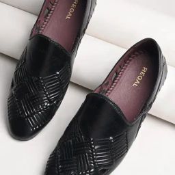 Regal Men's Black Casual Loafers-image-21