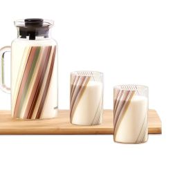 Borosil Prism Transparent Borosilicate Glass Jug with tow set of Glass Medium (295 ml) image 2