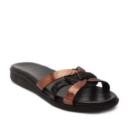 HF Journey Women's TIME Black Casual Sandals-image-2