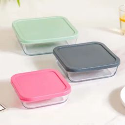 Nestasia Set Of 3 Glass Food Containers With Colourful Lids-20
