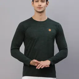 Rigo Green Round Neck Sports T-Shirt-image-72