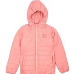 U.S. Polo Assn. Kids Dusty Pink Quilted Full Sleeves Puffer Jacket-picture-39