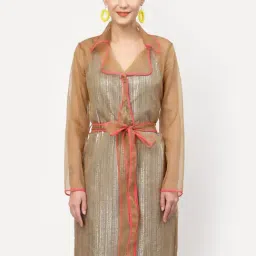 Lela Beige Full sleeves Jacket-image-98