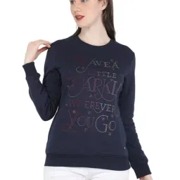 Monte Carlo Navy Printed Sweatshirt-picture-25