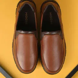Metro Men's Tan Slip-On Shoes-picture-3